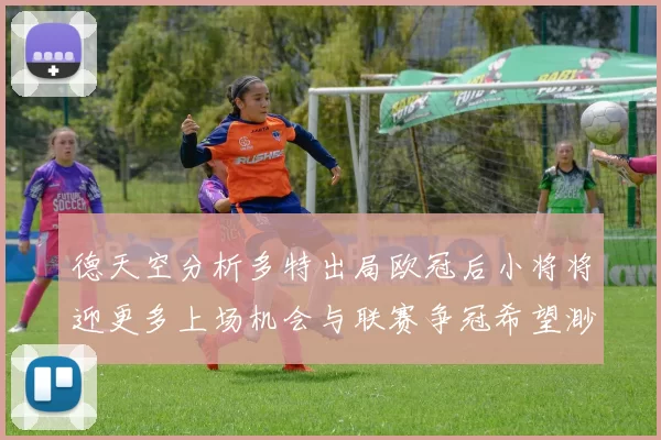 德天空分析多特出局欧冠后小将将迎更多上场机会与联赛争冠希望渺茫
